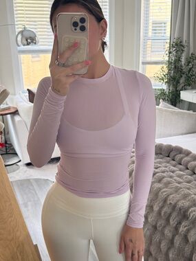 Skims Fits Everybody Long Sleeve Lilac